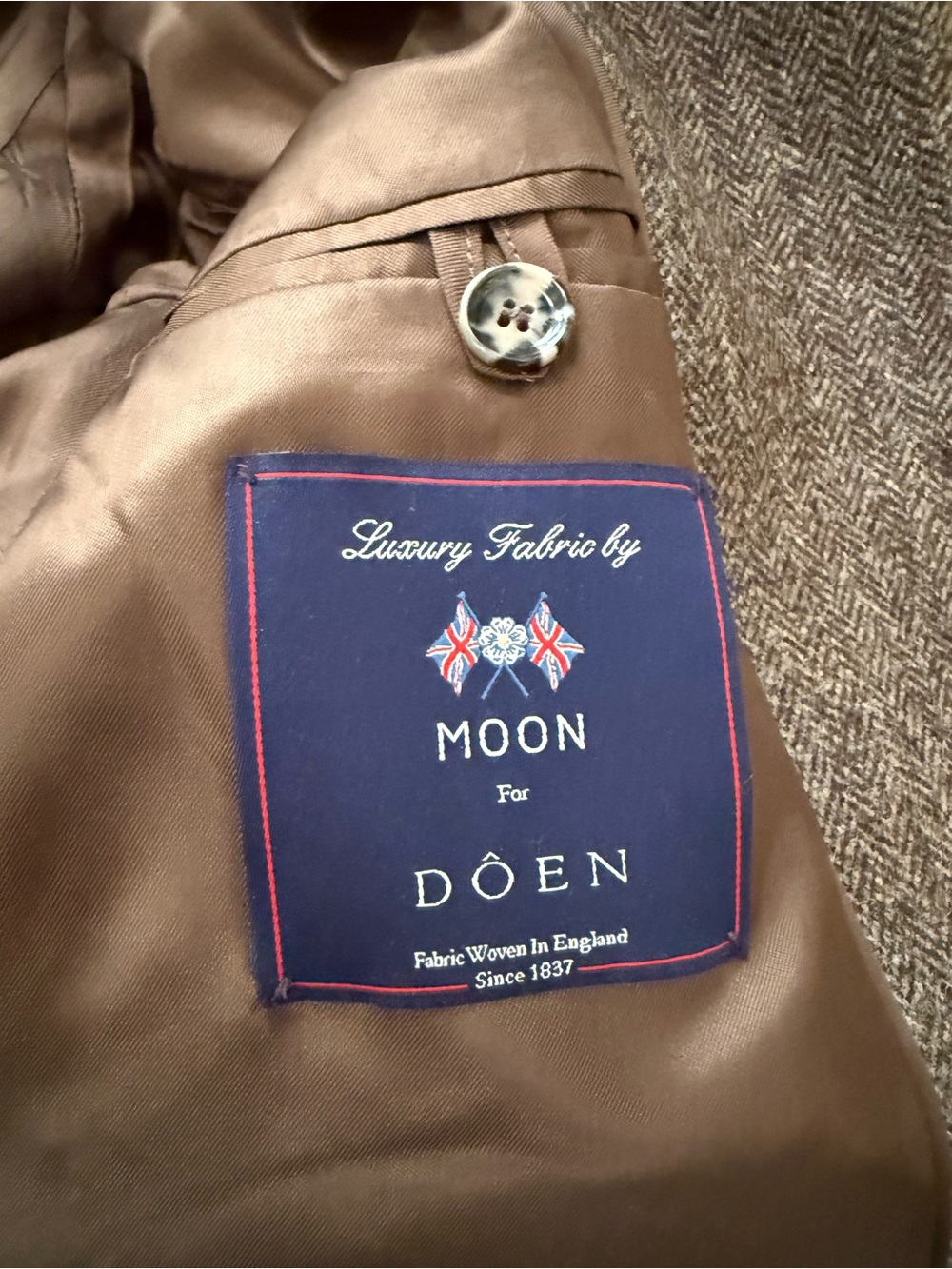 Doen Heirloom LENNON BLAZER ENGLISH HERRINGBONE - Size M - Picture 11 of 12